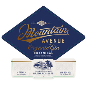 Mountain Avenue Organic Gin