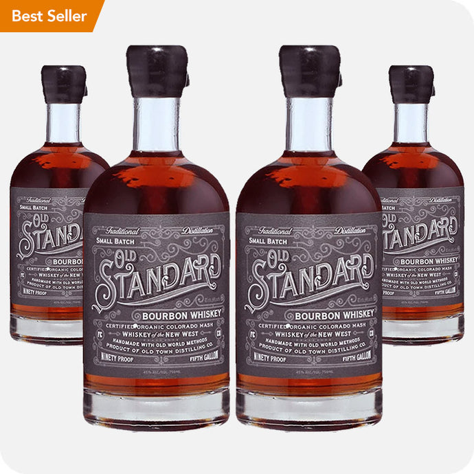 Old Standard Organic Bourbon Whiskey 4-Pack