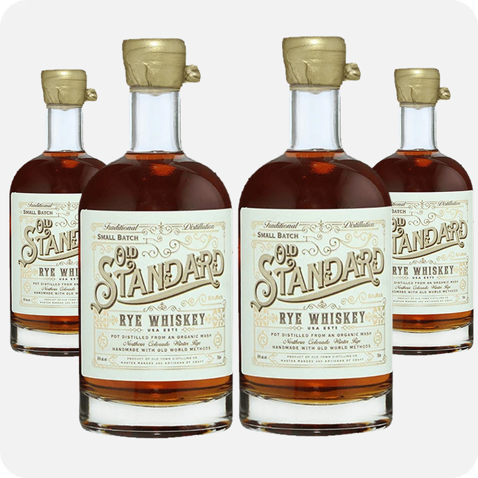 Old Standard Organic Rye Whiskey 4-Pack
